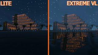 Sildurs Vibrant Shaders | Lite-Medium-High-Extreme VL | Shader Comparison