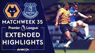 Wolves v. Everton | PREMIER LEAGUE HIGHLIGHTS | 7/12/2020 | NBC Sports