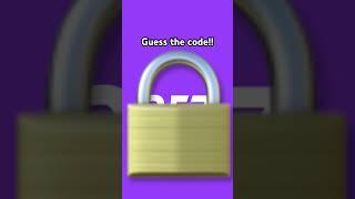 Guess the code in the comments!!! -Prepillicious #kids #viral #trending #music