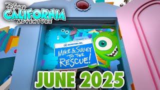 Disney California Adventure - June 2025 Walkthrough - Monsters. Inc Ride & 70th Celebration [4K POV]