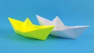 How to make origami boat from paper for beginners