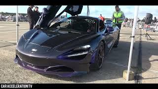 1100 HP Mclaren 720s with NOS Acceleration 0-300 SOUND