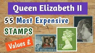 Most Expensive Stamps Of Queen Elizabeth II - Part 2 | Rare Valuable Queen Elizabeth Error Stamps