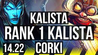 KALISTA & Soraka vs CORKI & Poppy (ADC) | Rank 1 Kalista, Rank 6 | BR Challenger | 14.22