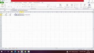 excel арқылы үшбұрыштың ауданын есептеу (Герон формуласы)