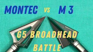 MONTEC vs M3: Which is Better? G5 BROADHEAD BATTLE
