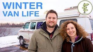 Van Life - Couple Survives 2 Canadian Winters Living in a Van!