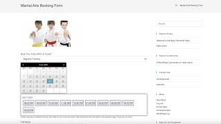 How To Add a Booking Appointment Class Calendar Plugin to WordPress