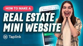 How to Make a Real Estate Website with Taplink in 2022? (in 15 minutes!)