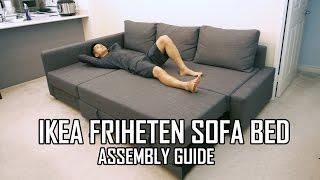 IKEA FRIHETEN Sofa Bed Assembly Guide