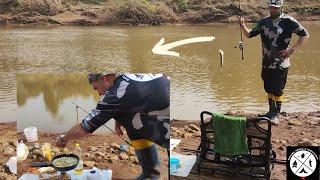 Pescaria com muito peixe e fritada de lambari e saicanga!! Parte 2 acampamento Rio Cai