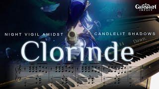 Clorinde: Night Vigil Amidst Candlelit Shadows Piano Arrangement | Genshin Impact