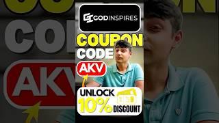 Godinspires Coupon Code : (AKV) Flat 15% Off On Your Purchase | Godinspires Discount Code