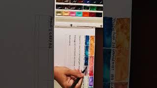 Whitenights Granulating Watercolor #artsupplies #nevskayapalitra #whitenights #adultcoloring