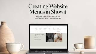 How to Create Navigation Menus in Showit