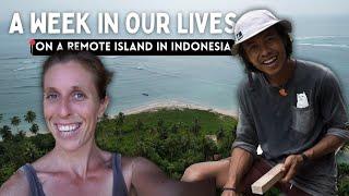 Remote Island Living: A Week In Our Lives | daily chores, working on our OFF GRID home, fish BBQ