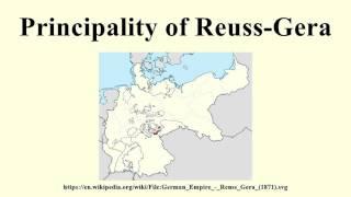 Principality of Reuss-Gera