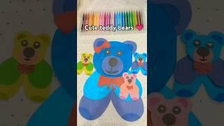 Cute teddy bears  #art #and #craft #ideas #diy