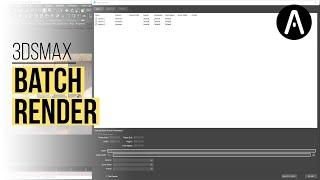 How to use Batch Render in 3ds max to render multiple cameras