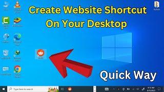 How To Create Website Shortcut On Your Desktop | Easiest Way