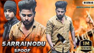 Sarrainodu movie hindi | Spoof Allu arjun | south movie Best action Fight scene m arya