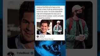Andrew Garfield once kept a low profile in New York by pretending he wasn't an actor