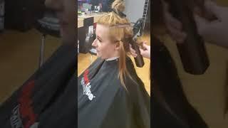Shaving my hair off!! #buzzed #pixie #short #shaved #cut #girl
