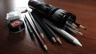 The materials I use for drawing