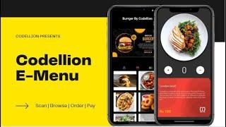 E-Menu By Codellion | Restaurant Menu System | Available Now