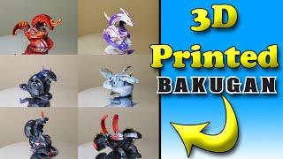 All My 3D Printed BAKUGAN!