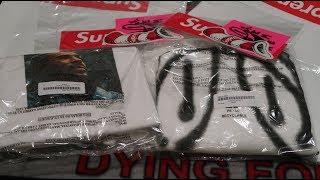 Supreme FW18 Pickup/Unboxing Week 17 Marvin Gaye + Smile Tee