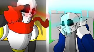 Papyrus has gone too far Vs Glitchtale Sans (Full Fight animation)