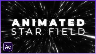 (EASY) Animated Star Field | After Effects tutorial 2021