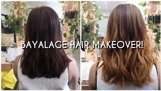 BAYALAGE OMBRE ON DARK HAIR MAKEOVER AT BENIBANA BEAUTY HUB