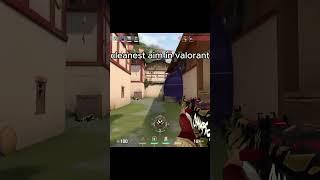 cleanest aim in valorant