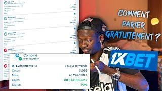 Comment parier gratuitement sur 1xbet  ? (  astuce simple )