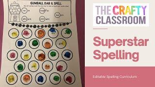 Superstar Spelling by The Crafty Classroom @Thecraftyclassroompage