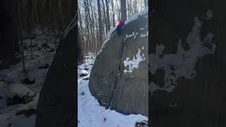 Puff the cat loves climbing in slab. #snow #winter #cat #purrfectpaws #catblogger #purrfect