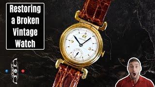 Restoring a Vintage Movado Watch Full Gold