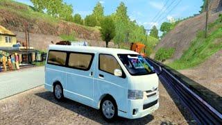 TOYOTA HIACE HIGH-ROOF #1EuroTruck Simulator 2| by Ngamers with steering Ferrari F430