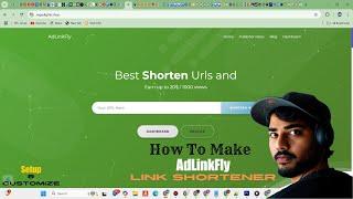 How To Make Adlinkfly Link Shortener Website Today! | Free Source Code 2024