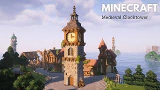 Minecraft: How to build a Medieval Clocktower | Minecraft Tutorial