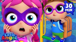 Superhero Song!  | Little Angel Kids Songs & Nursery Rhymes | Moonbug Kids