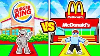 BURGER KING vs. McDONALDS in Roblox!