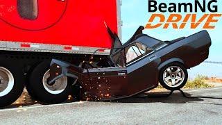 ВОЗМОЖНО ЛИ ВЫЖИТЬ, ЕСЛИ ЗАЛЕТЕТЬ ПОД ФУРУ НА СОВЕТСКОМ АВТОМОБИЛЕ - BeamNG.drive