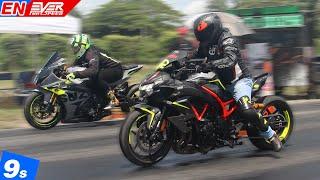 Kawasaki ZH2 ️ Suzuki GSX-R1000 ️ Suzuki HAYABUSA | DRAG RACING | 3rd Track Times 2024