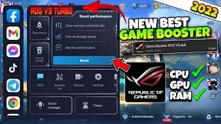 ROG V3 GAMEBOOSTER!! THE NEW BEST GAME BOOSTER 2022 FOR THE BEST GAME PERFORMANCE OF YOUR PHONE!!