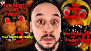 ПАПА РОБ И ЯРИК И ЭРИК ИГРАЮТ ВО ФНАФ! ВСЕ ЧАСТИ FIVE NIGHTS AT FREDDY`S - АНИМАТРОНИКИ НА ПАПА ДОМА