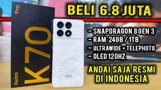 Redmi K70 Pro 24/1TB Dapat Harga 6.8 Juta | Monster dari Xiaomi Snapdragon 8 Gen 3 Unboxing Review