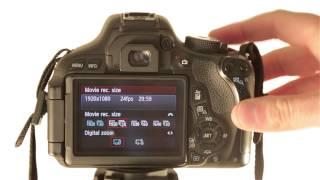 How to Change your Movie Recording Size on your Canon Rebel T3i / T4i / T5i